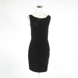 Carlos Miele black bodycon dress M